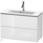 Тумба под раковину Duravit L-Cube 820х550х391 подвесная, 2 ящика, белый глянец LC625702222