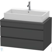 Тумба под раковину Duravit DuraStyle (900х512х548) 2 ящика, графит матовый DS531804949