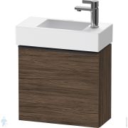 Тумба под раковину Duravit D-Neo 484х440х222 подвесная, 1 дверца, орех темный DE4219L04210000