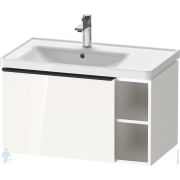 Тумба под раковину Duravit D-Neo 784х625х452 подвесная, 1 ящ., 2 полки, белый гл. DE4258004220000