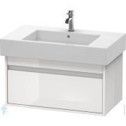 Тумба под умывальник Duravit Ketho 800х410х455 подвесная, 1 ящик, белый глянец KT669002222