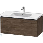 Тумба под раковину Duravit D-Neo 984х440х452 подвесная, 1 ящик, темный орех DE4256004210000