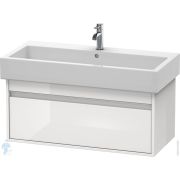 Тумба под умывальник Duravit Ketho 950х410х440 подвесная, 1 ящик, белый глянец KT668802222