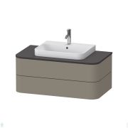 Тумба под раковину Duravit Happy D.2 Plus (1000х408х550) 2 ящика, серый матовый HP497109292