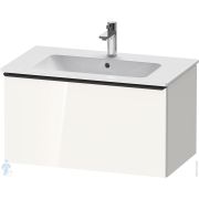 Тумба под раковину Duravit D-Neo 810x440х462 подвесная, 1 ящик, белый глянец DE4262004220000
