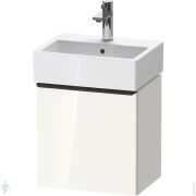 Тумба под раковину Duravit D-Neo 434х440х322 подвесная, 1 дверца, белый глянец DE4217L04220000