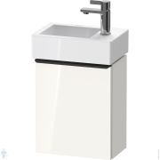 Тумба под раковину Duravit D-Neo 364х440х222 подвесная, 1 дверца, белый глянец DE4218R04220000