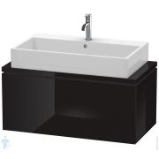 Тумба под раковину для столешницы Duravit L-Cube 920х400х477 1 ящик, черный глянец LC580304040