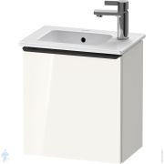 Тумба под раковину Duravit D-Neo 410х440х274 подвесная, 1 дверца слева, белый глянец DE4259L04220000