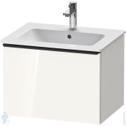 Тумба под раковину Duravit D-Neo 610х440х462 подвесная, 1 ящик, белый глянец DE4261004220000