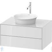 Тумба под раковину Duravit White Tulip WT498508585 800х408х550 подвесная, 2 выдв. ящ., белый глянец