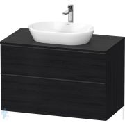Тумба под раковину Duravit D-Neo 1000х550х644 подвесная, 2 ящика, черный дуб DE4968004160000