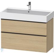 Тумба под раковину Duravit D-Neo 625x984x442 подвесная, 2 ящика, натуральный дуб DE4374004300000