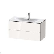 Тумба под раковину Duravit L-Cube 1020х481х550 подвесная, 2 ящика, цвет белый глянец LC630802222