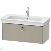 Тумба под раковину Duravit White Tulip WT425206060 984х410х458 подвесная, 1 выдв. ящ., серо-корич. шелковисто-матовый лак