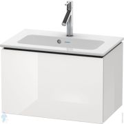 Тумба под раковину Duravit L-Cube 620х400х391 подвесная, 1 ящик, белый глянец LC615602222