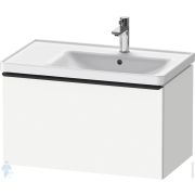 Тумба с раковиной Duravit D-Neo 800х440х480 подвесная, 1 ящик, белый мат. DE4255004180000+2370800000