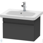 Тумба под раковину Duravit DuraStyle 580х398х368 подвесная, 1 ящ., цвет: графит матовый DS637904949