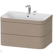 Тумба с раковиной Duravit Happy D.2 Plus 775х468х490 2 ящика, лен HP4637E7575