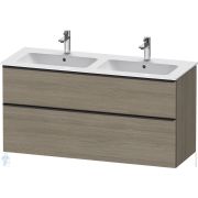 Тумба под раковину Duravit D-Neo 1280х462х625 подвесная, 2 ящика, дуб терра DE4365004350000