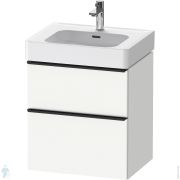 Тумба под раковину Duravit D-Neo (625x584x452мм) подвесная, белый матовый DE4376004180000