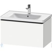 Тумба с раковиной Duravit D-Neo 800х440х480 подвесная, 1 ящик, белый мат. DE4255004180000+2367800000