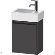 Тумба под умывальник Duravit Ketho.2 440х364х238 подвесная, 1 дверь, графит мат. K25071L49490000