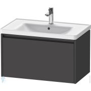 Тумба под умывальник Duravit Ketho.2 440x784x455 подвесная, 1 отсек, графит матовый K25083049490000