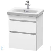 Тумба под раковину Duravit DuraStyle (500х610х368) подвесная, 2 ящика, белая матовая DS640301818