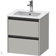Тумба под умывальник Duravit Ketho.2 549x510x420 подвесн., 2 ящика, бетонно-сер.мат. K25261007070000