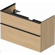Тумба под раковину Duravit D-Neo 1010x625х462 подвесная, 2 ящика, натуральный дуб DE4363004300000