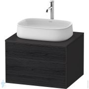 Тумба под раковину Duravit Zencha 442х650х550мм, подвесная, цвет черный дуб ZE4820016800000