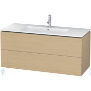 Тумба под раковину Duravit L-Cube 1220х550х481 подвесная, 2 ящика, дуб натуральный LC624303030