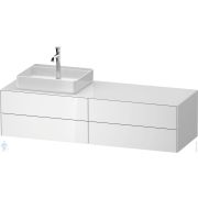 Тумба под раковину Duravit White Tulip 1600х408х550мм, 4 ящика, белый глянцевый WT4867L85850000