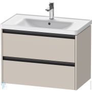 Тумба под умывальник Duravit Ketho.2 549x784x455 2 ящика, цвет: тауп матовый K25283091910000