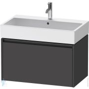 Тумба под умывальник Duravit Ketho.2 440x784x460 подвесная, 1 отсек, графит матовый K25077049490000