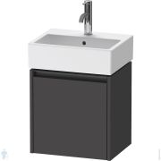Тумба под умывальник Duravit Ketho.2 440х434х338 подвесная, 1 дверь, графит мат. K25070L49490000