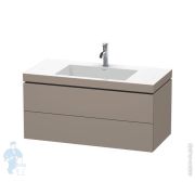 Тумба с умывальником Duravit L-Cube 1000х500х480 2 ящ., отв. под смеситель, базальт мат. LC6928O4343