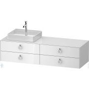 Тумба под раковину Duravit White Tulip 1600х408х550мм, 4 ящика, белый глянц. WT4995L85850000