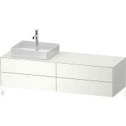 Тумба под раковину Duravit White Tulip 1600х408х550мм, 4 ящика, белый мат. WT4867L36360000