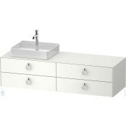 Тумба под раковину Duravit White Tulip 1600х408х550мм, 4 ящика, белый мат. WT4995L36360000