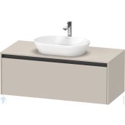 Тумба под умывальник Duravit Ketho.2 459x1200x550 подвесн., 1 ящик, цвет: тауп матовый K24887091910000