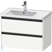Тумба под умывальник Duravit Ketho.2 549x784x455 2 ящика, белый матовый K25285018180000