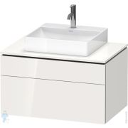 Тумба под раковину Duravit L-Cube 482х820х550 подвесная, белый глянцевый LC4880022220000