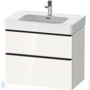 Тумба под раковину Duravit D-Neo (625x784x452мм) подвесная, белый глянцевый DE4377004220000