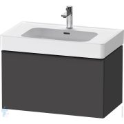 Тумба под раковину Duravit D-Neo (440х784х452мм) подвесная, 1 ящик, графит матовый DE4277004490000