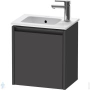 Тумба под умывальник Duravit Ketho.2 440x410x292 подвесная, 1 дверь, графит матовый K25060L49490000
