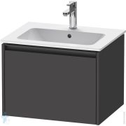 Тумба под умывальник Duravit Ketho.2 440x610x480 подвесной, 1 отделение, графит мат. K25062049490000