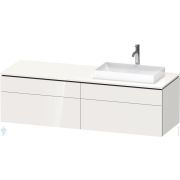 Тумба под раковину Duravit L-Cube 482х1620х550 подвесная, белый глянцевый LC4871R22220000