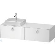 Тумба под раковину Duravit White Tulip 1600х408х550мм, 2 отделения, белый глянц. WT4890L85850000